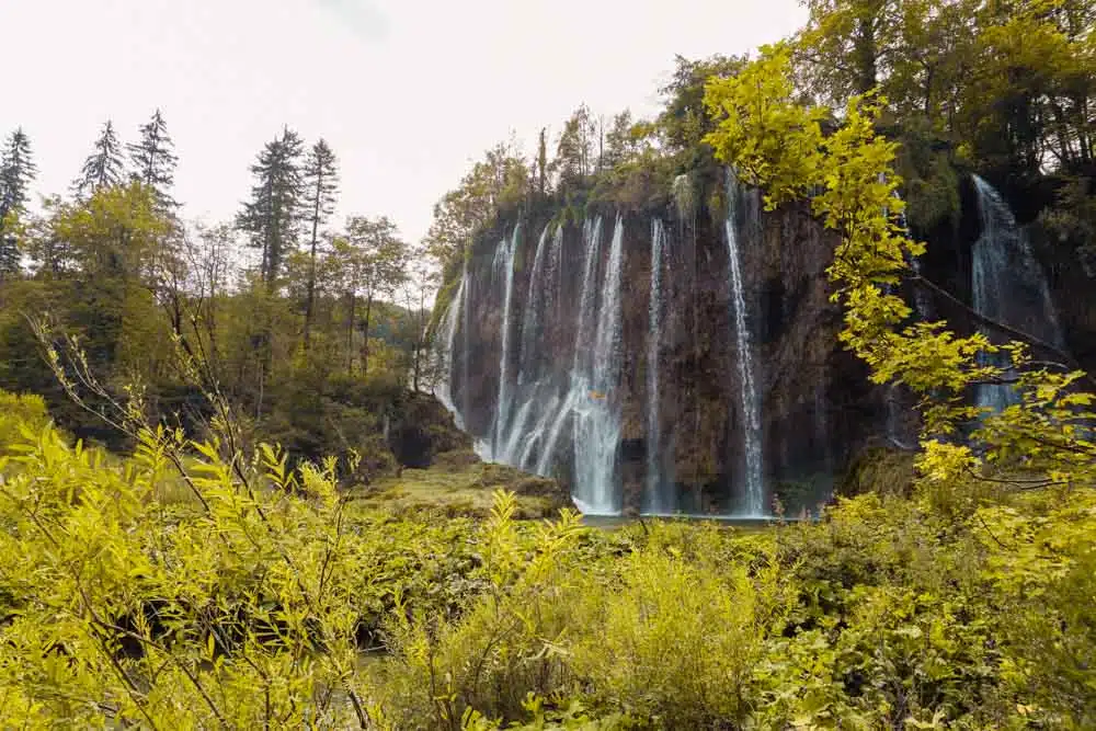Plitvice Lakes smaller falls