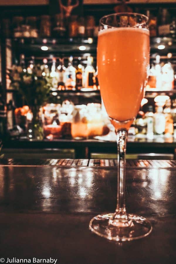Champagne Charlie at Hawksmoor Seven Dials