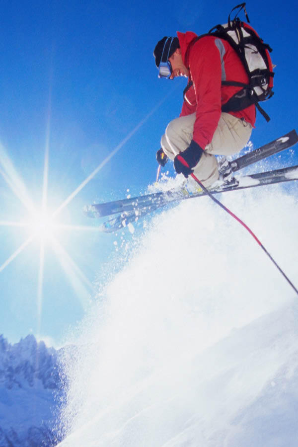 Skiing French Alps