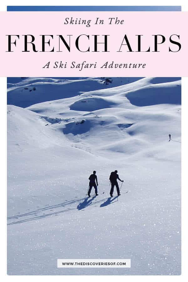 Skiing in the French Alps
