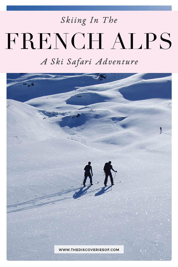 Skiing in the French Alps