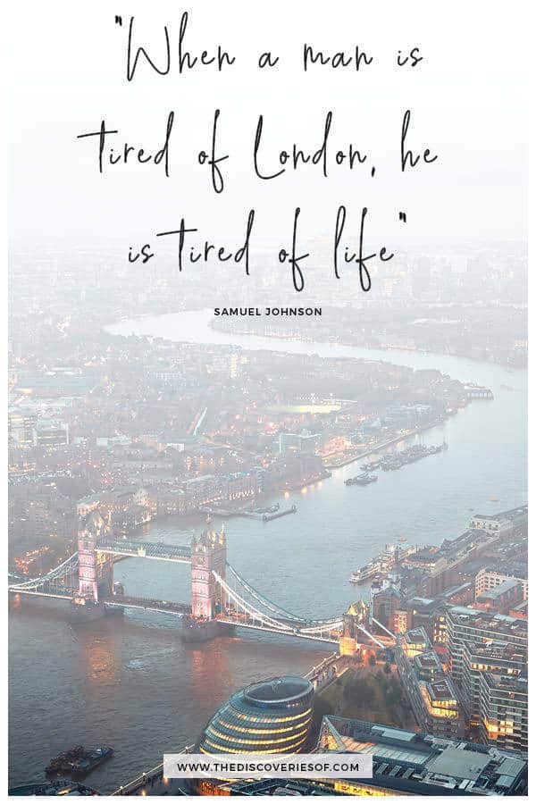 43 London Quotes That Say Everything You Need to Know — The Discoveries Of