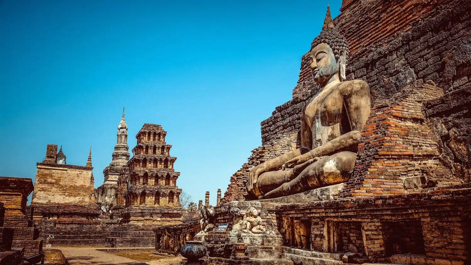 Sukothai, Thailand Four awesome Southeast Asia travel itineraries I Photography I Itinerary I Landscape I Food I Architecture I Laos I Thailand I Cambodia I Myanmar I Malaysia I Vietnam. Read the full travel guide now #travel #backpacking