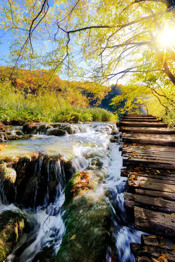 Sunset Plitvice