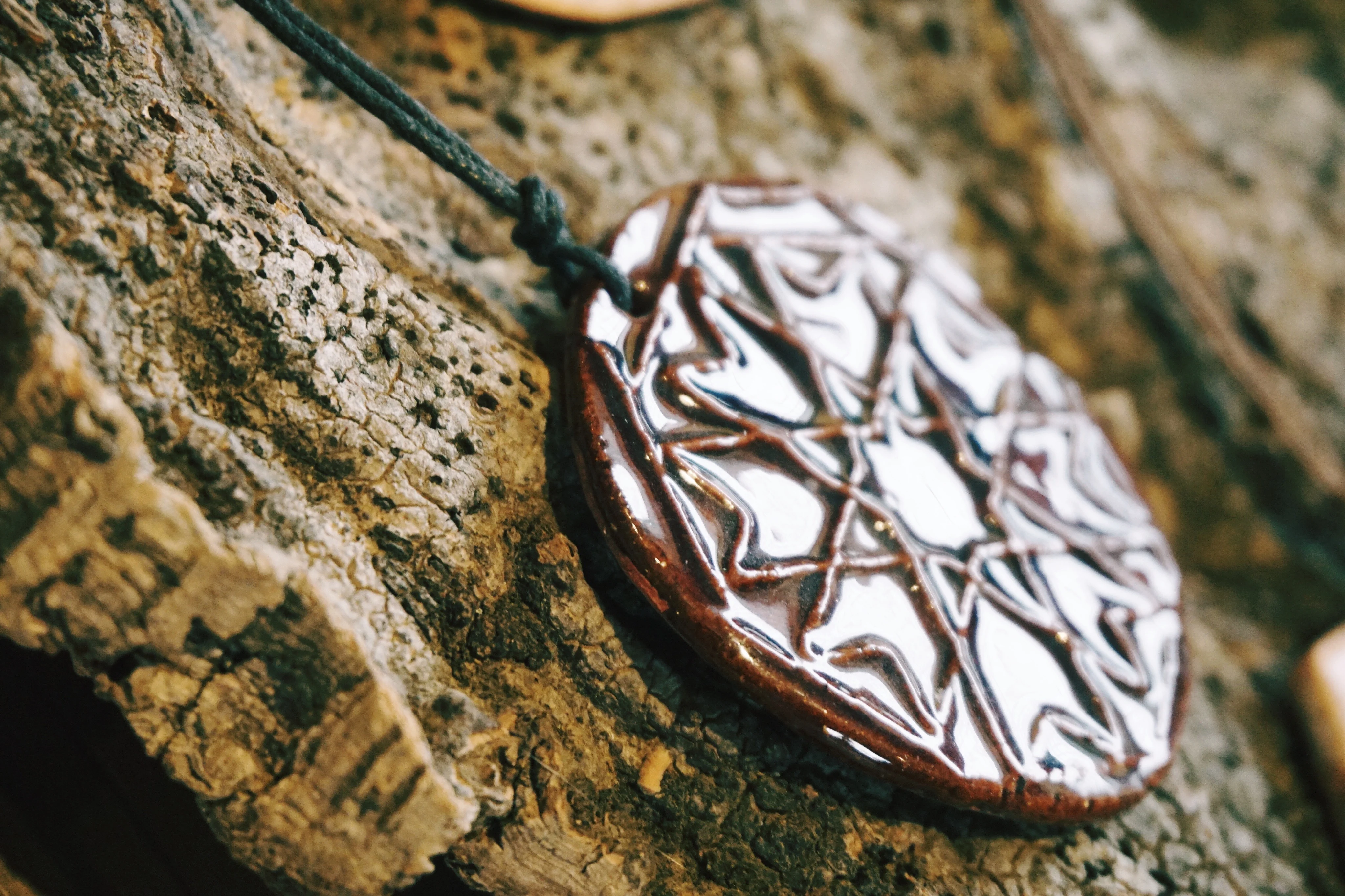 Geometric pendant necklace from the Alentejo