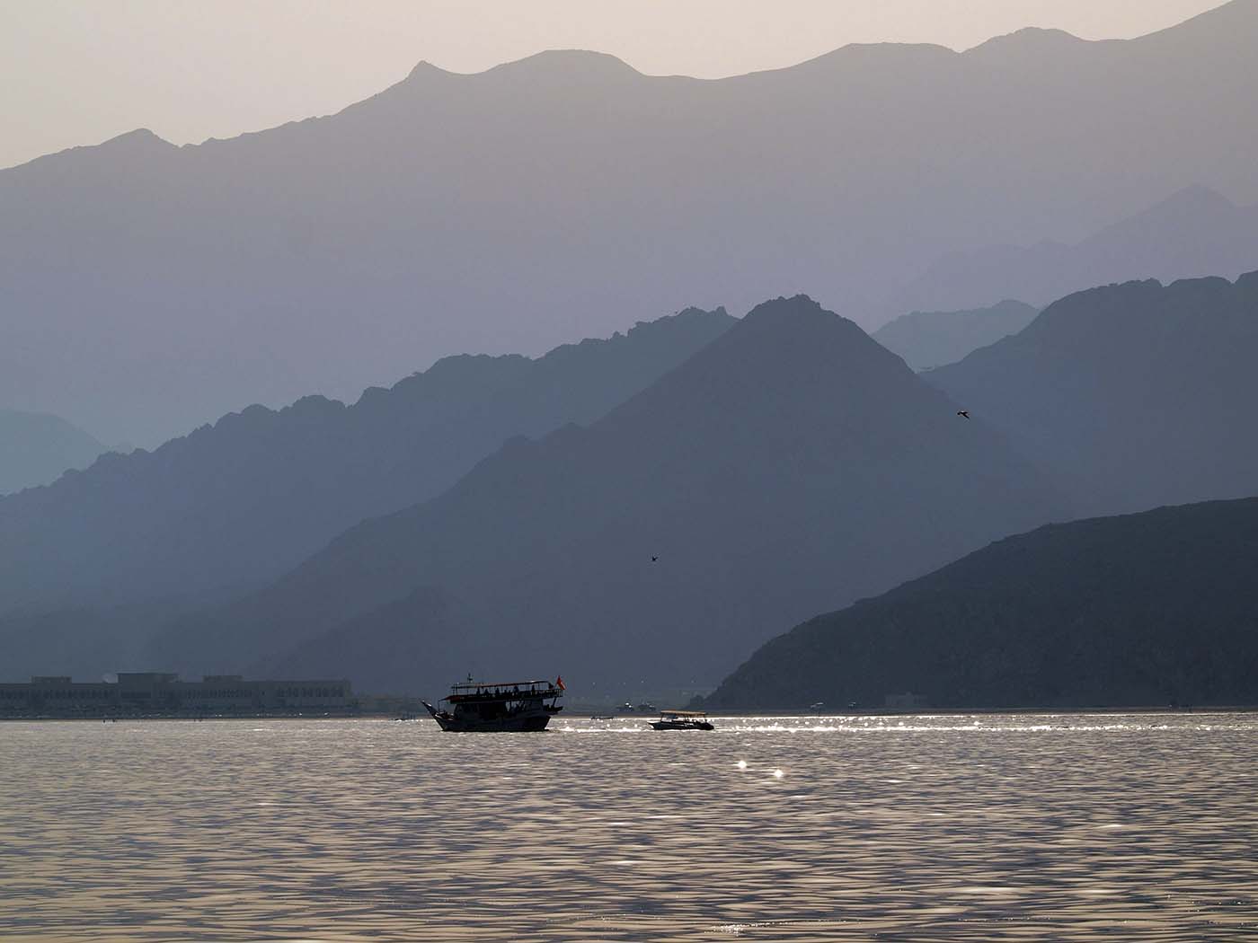Sailing from Dibba in the Musandam, Oman