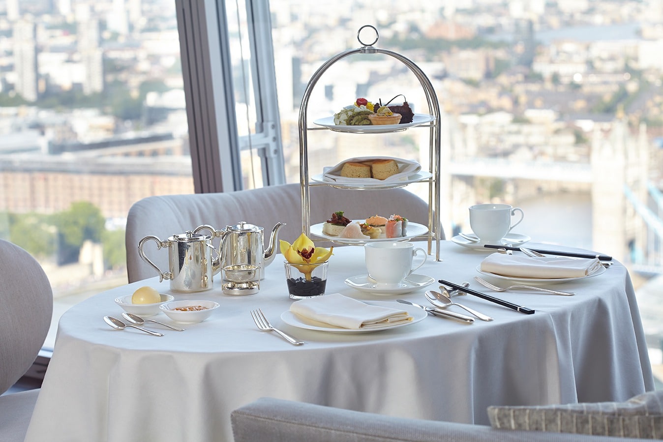 Afternoon tea at ting at Shangri La, London