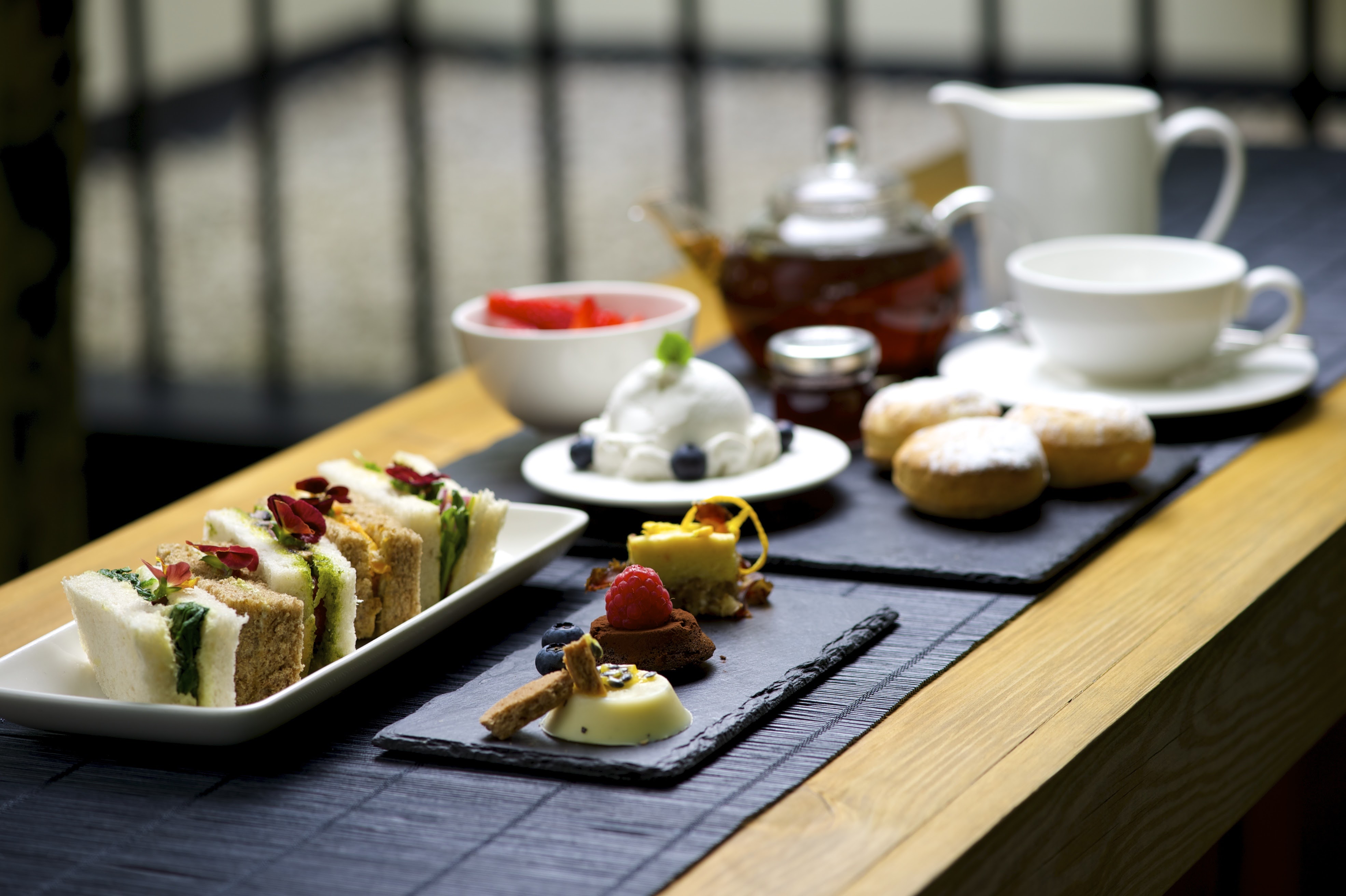 Vegan afternoon tea at La Suite West