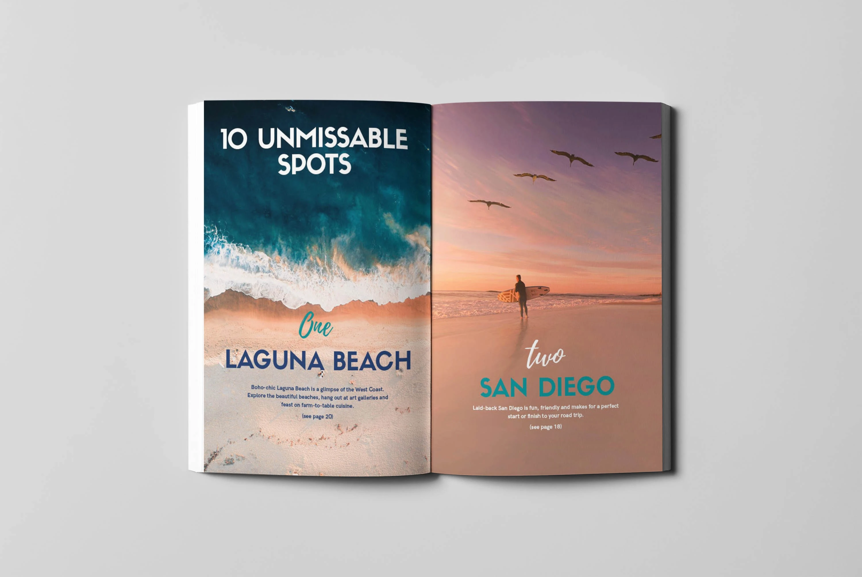 West Coast Guidebook - Inside Spread 1 - Written by Julianna Barnaby