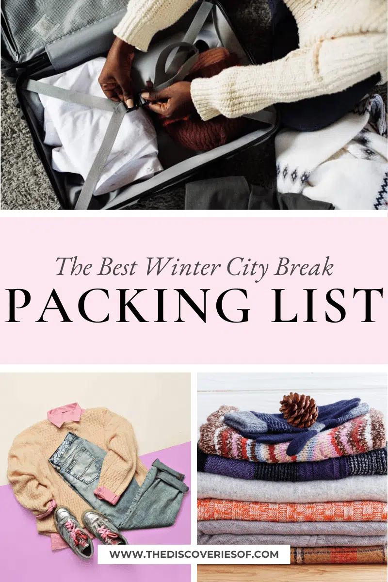 Winter City Break Packing List