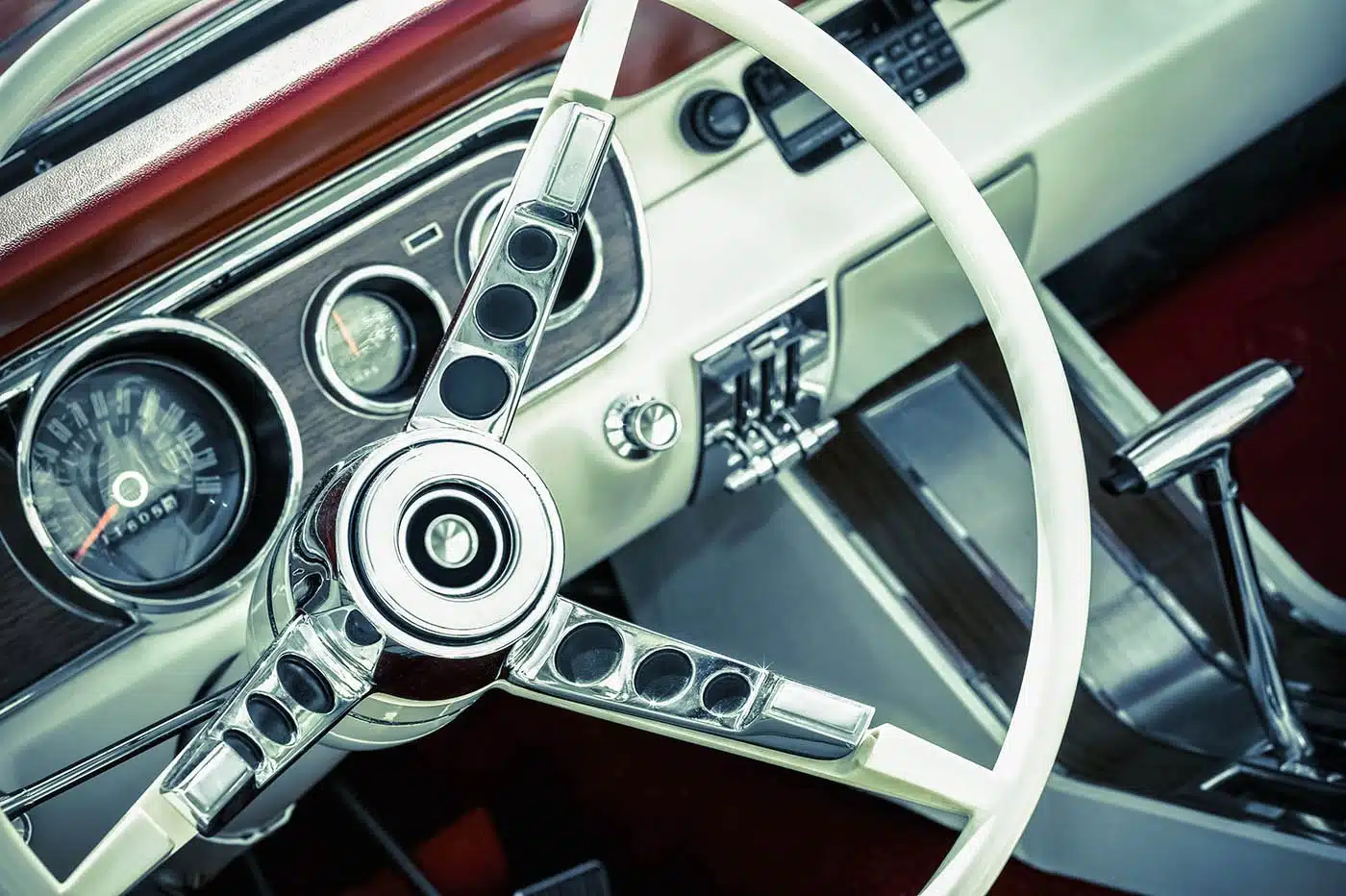 Inside of a car on a road trip
