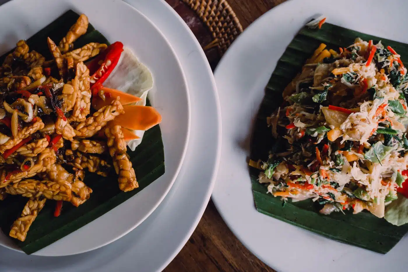 Final Balinese dishes from the cooking class