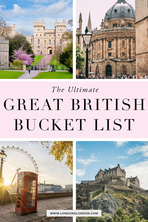 British Bucket List