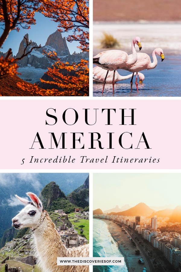 south america travel itinerary 2 weeks