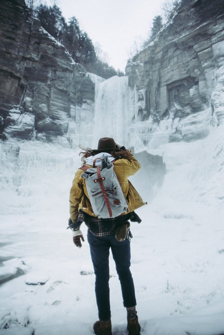 Backpacking in the mountains