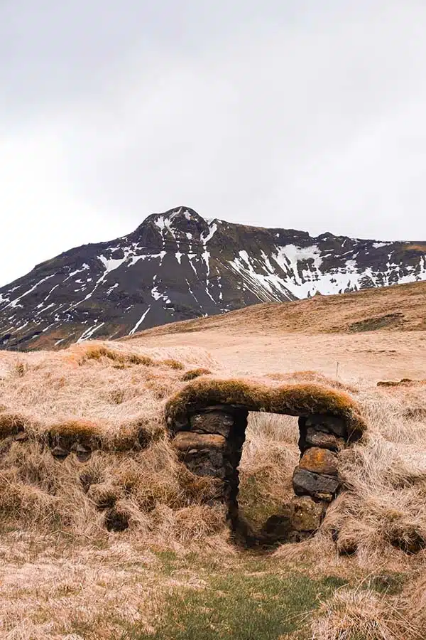 Turf house in Iceland