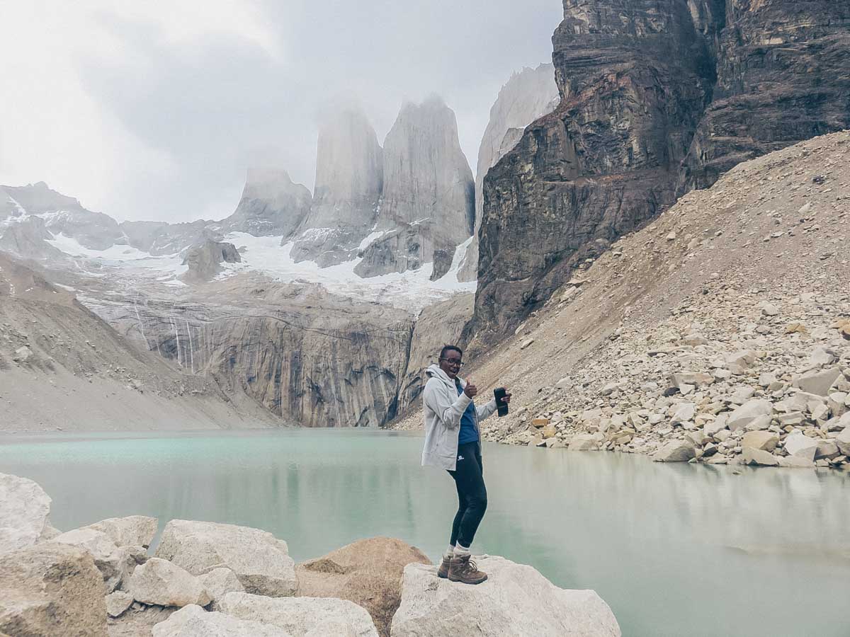 Julianna Barnaby at Torres del Paine