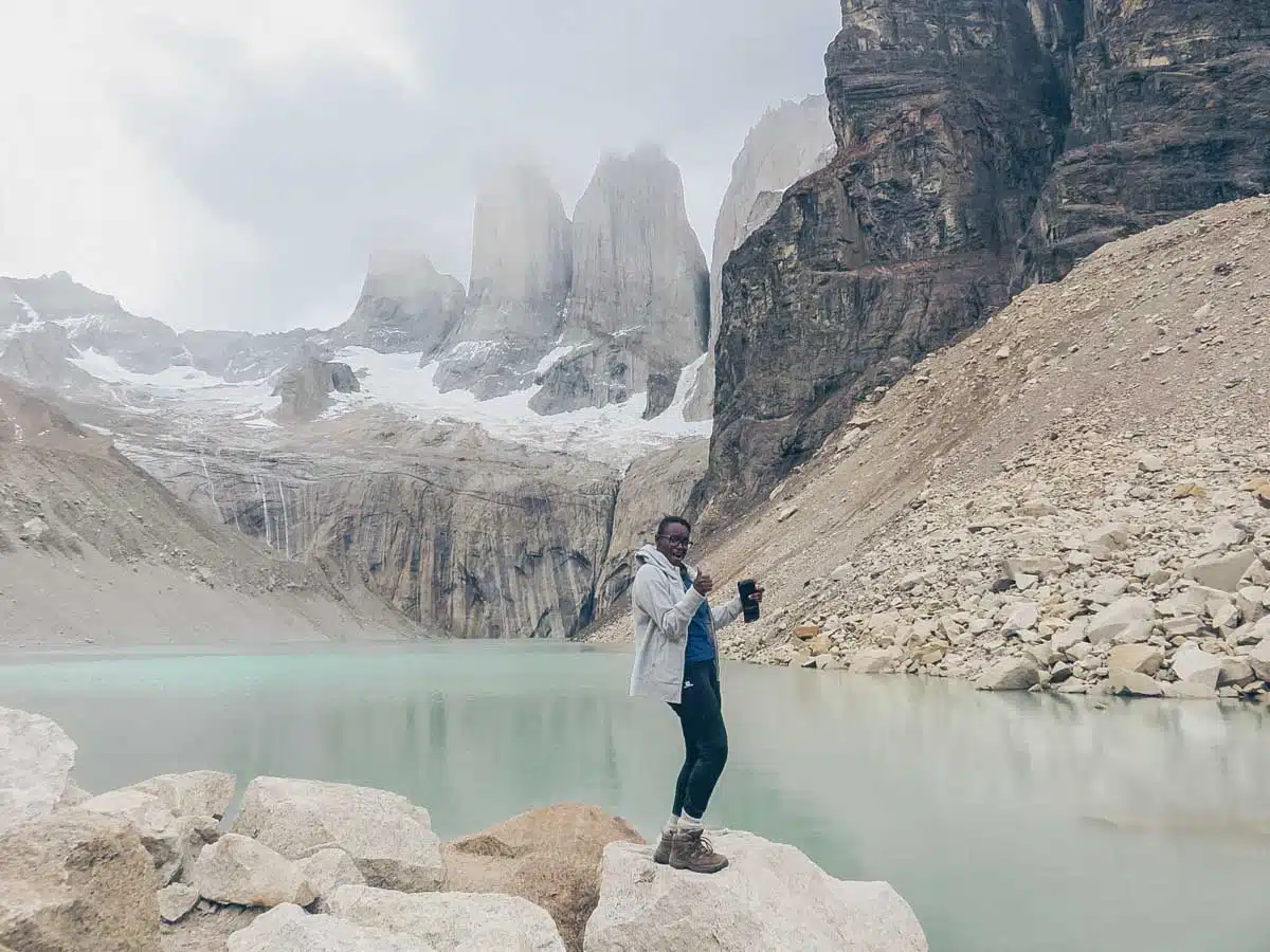 Julianna Barnaby at Torres del Paine