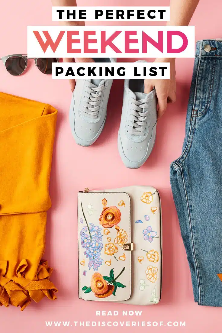 Weekend packing essentials