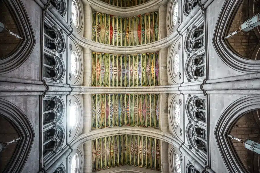 Interior of Catedral de Nuestra Señora de la Almudena Madrid