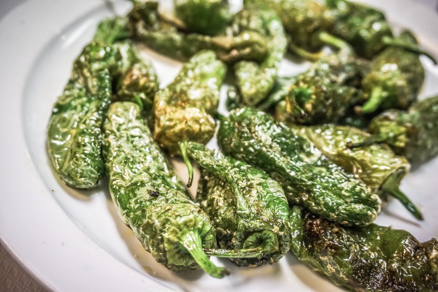 Padron Peppers at Restaurante La Sanabresa