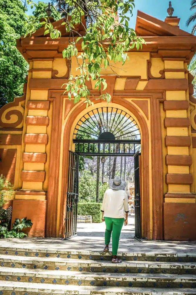 Exploring the Alcazar's Gardens Seville