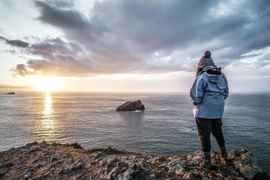 Sunset in Newquay, Cornwall