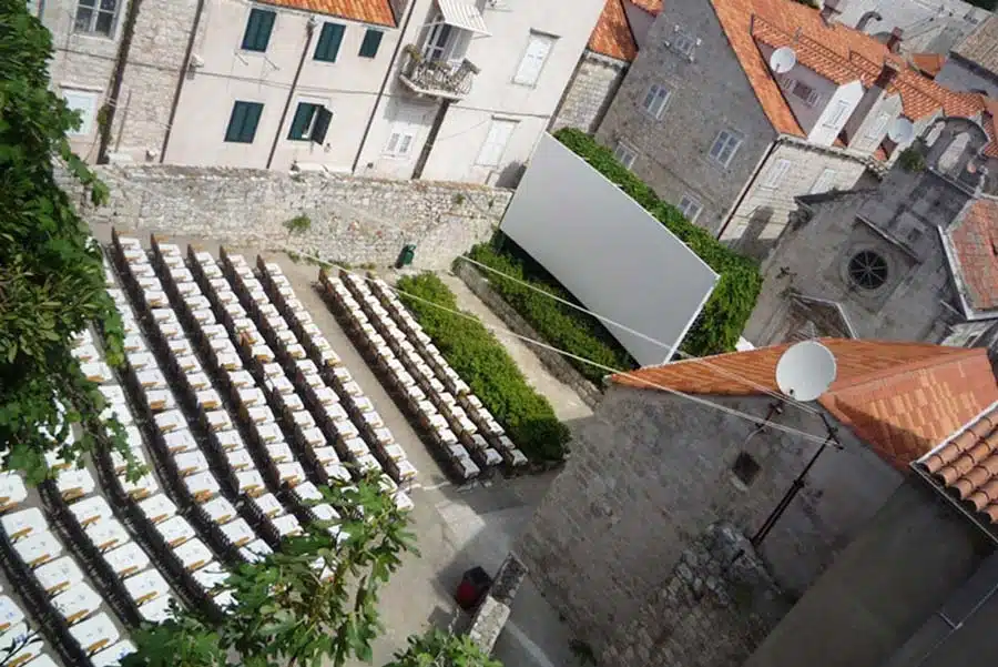 jadran open air cinema-image courtesy of official croatian independent cinemas network