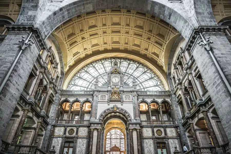 Antwerp Railway Station. 