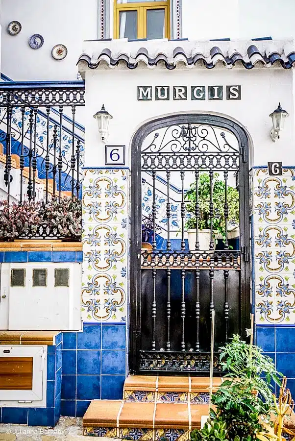 Tiled entrance, Mojacar