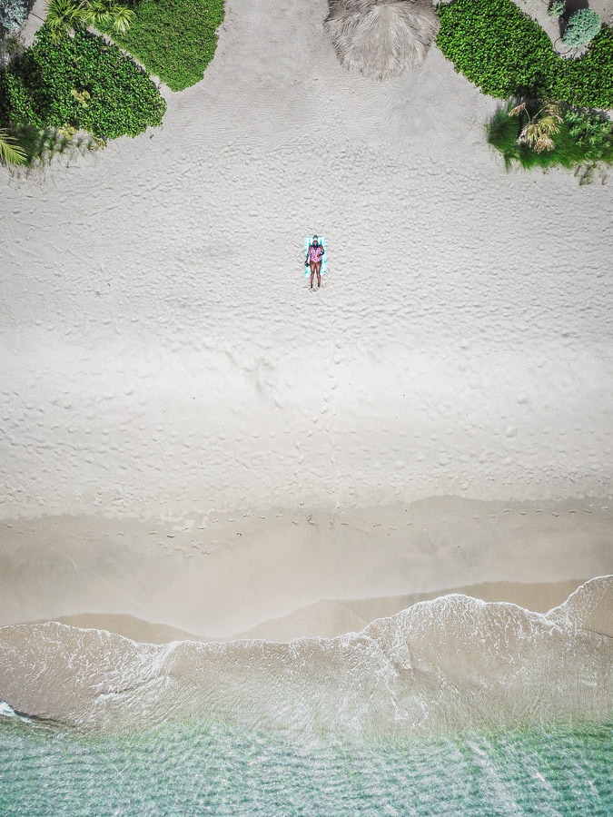 Just chillin' at Paradise Beach, Nevis