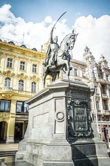 Ban Jelacic Square, zagreb.