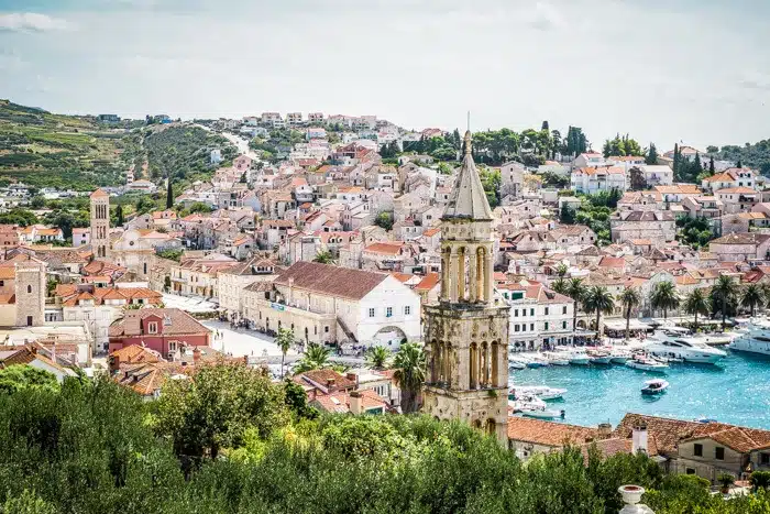 Hvar from above 