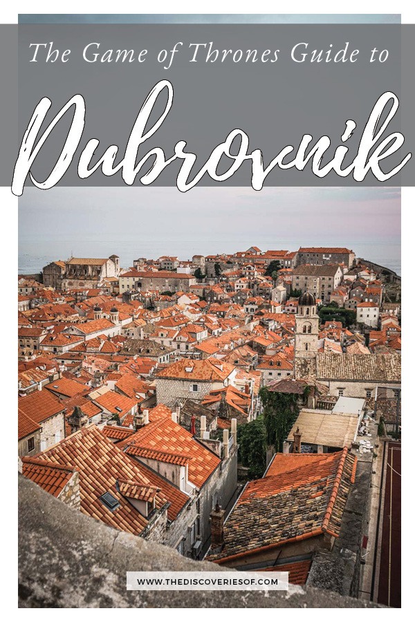 The Ultimate Dubrovnik Game of Thrones Guide! Map, Scenes, Pictures and Insider Tips on Game of Thrones. From the Old Town to Lokrum Island, these are the spots that fans shouldn't miss! #gameofthrones #dubrovnik #travel