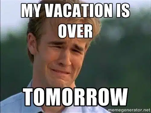 55 funny travel memes that are so true it hurts. The adventure and hilarious side of vacations, then the sadness of going back to work... #funnymemes #travel #memes