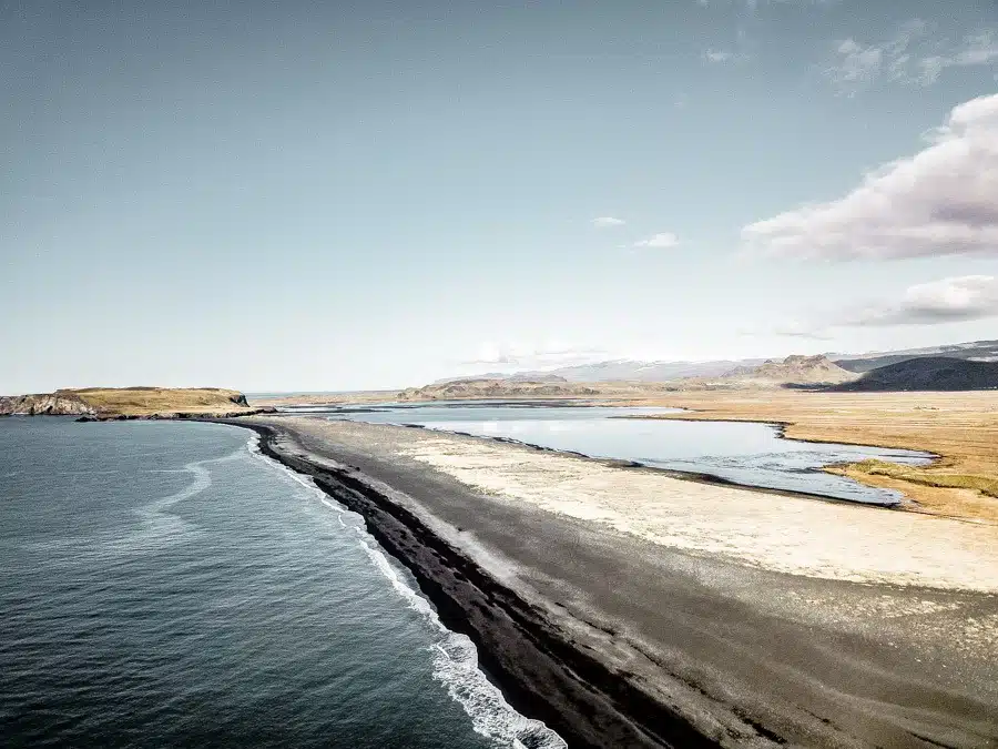 Reynisfjara Beach. Reynisfjara is the Iceland beach you HAVE to visit on your travels. A beautiful landscape in summer or winter. Here's how to plan your trip #travel #wanderlust #travelinspiration