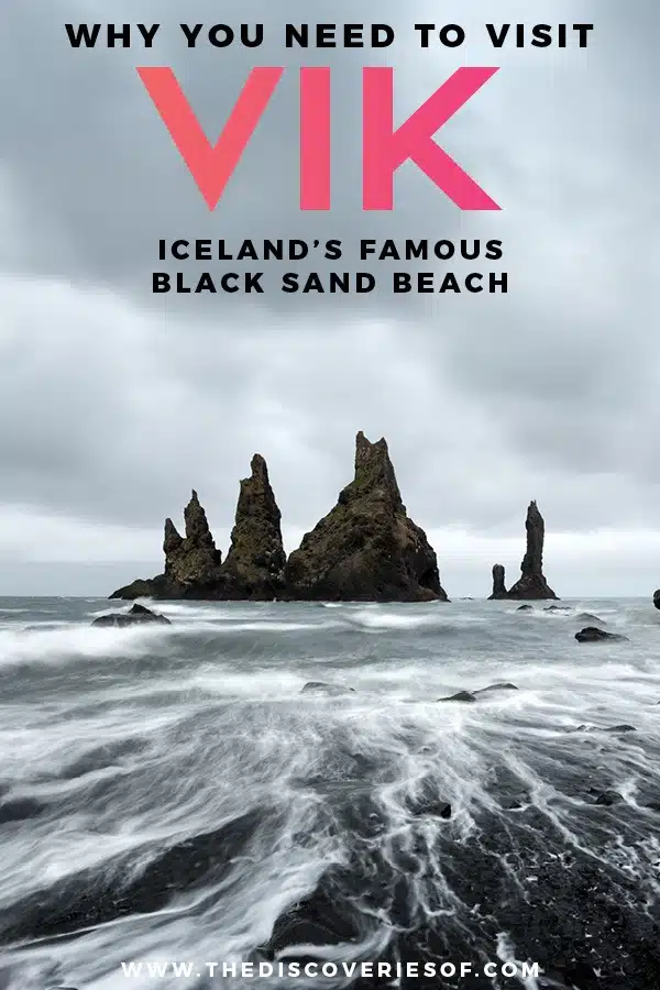 Iceland is packed with incredible landscapes and beautiful places. Reynisfjara in Vik is one of them - a black sand beach that proves nature is a drama queen! Pure photography inspiration. #travel #iceland #travelinspiration