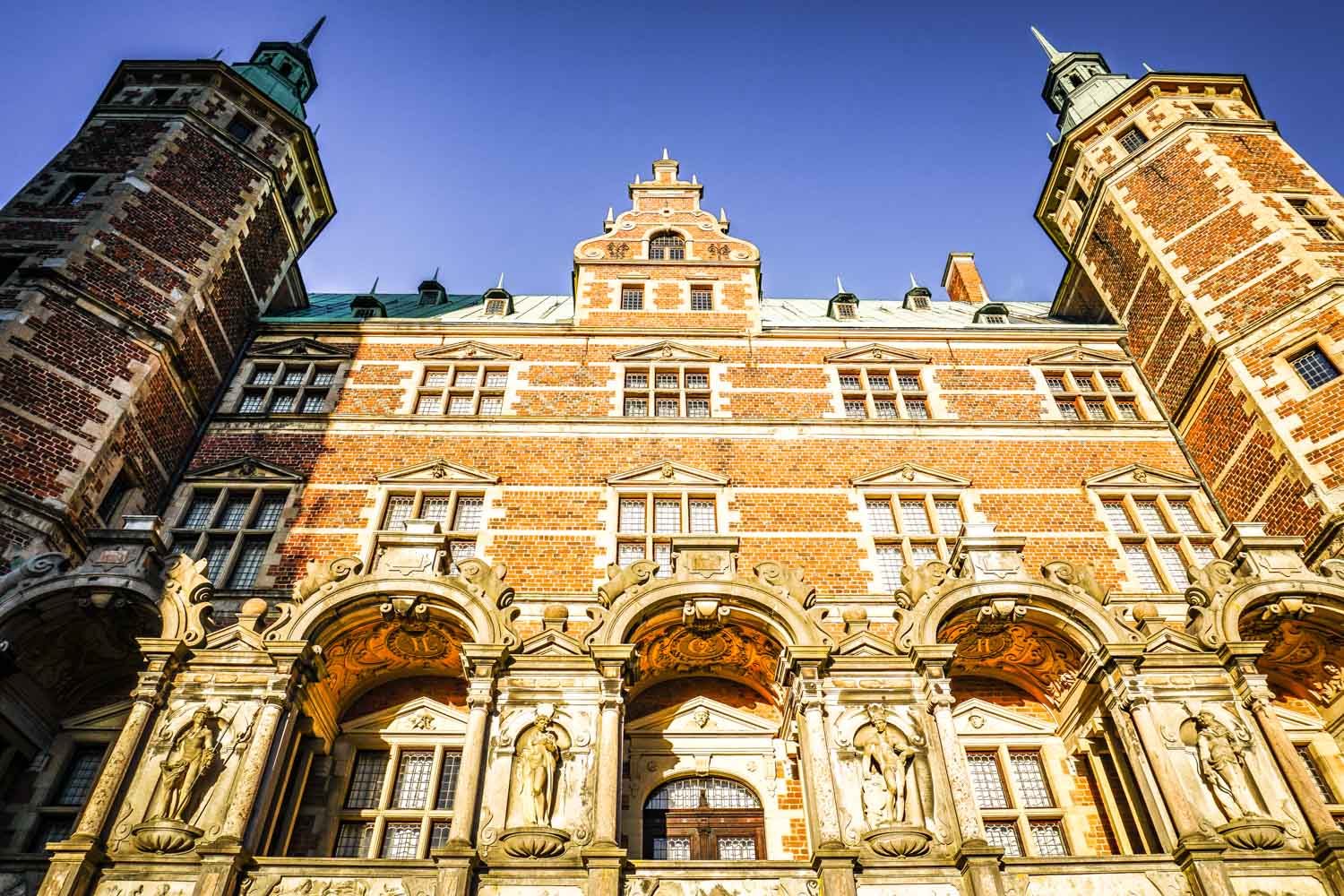 Exterior of Frederiksborg castle
