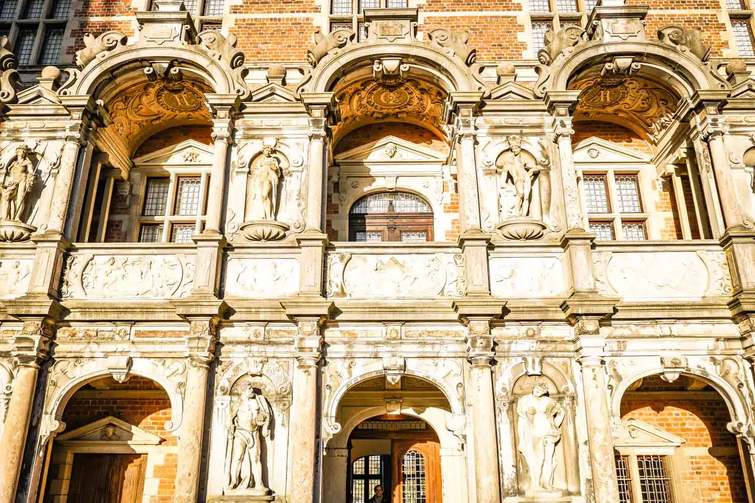 Exterior of Frederiksborg up close