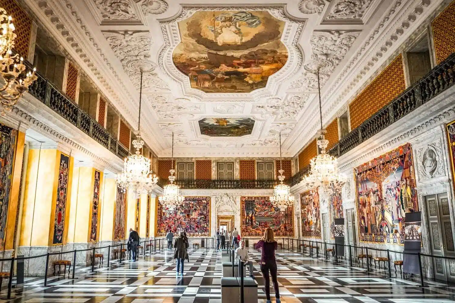 Inside Christiansborg