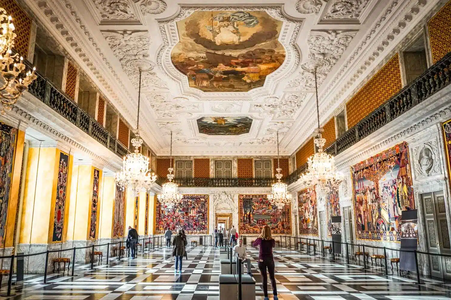 Inside Christiansborg Palace Copenhagen