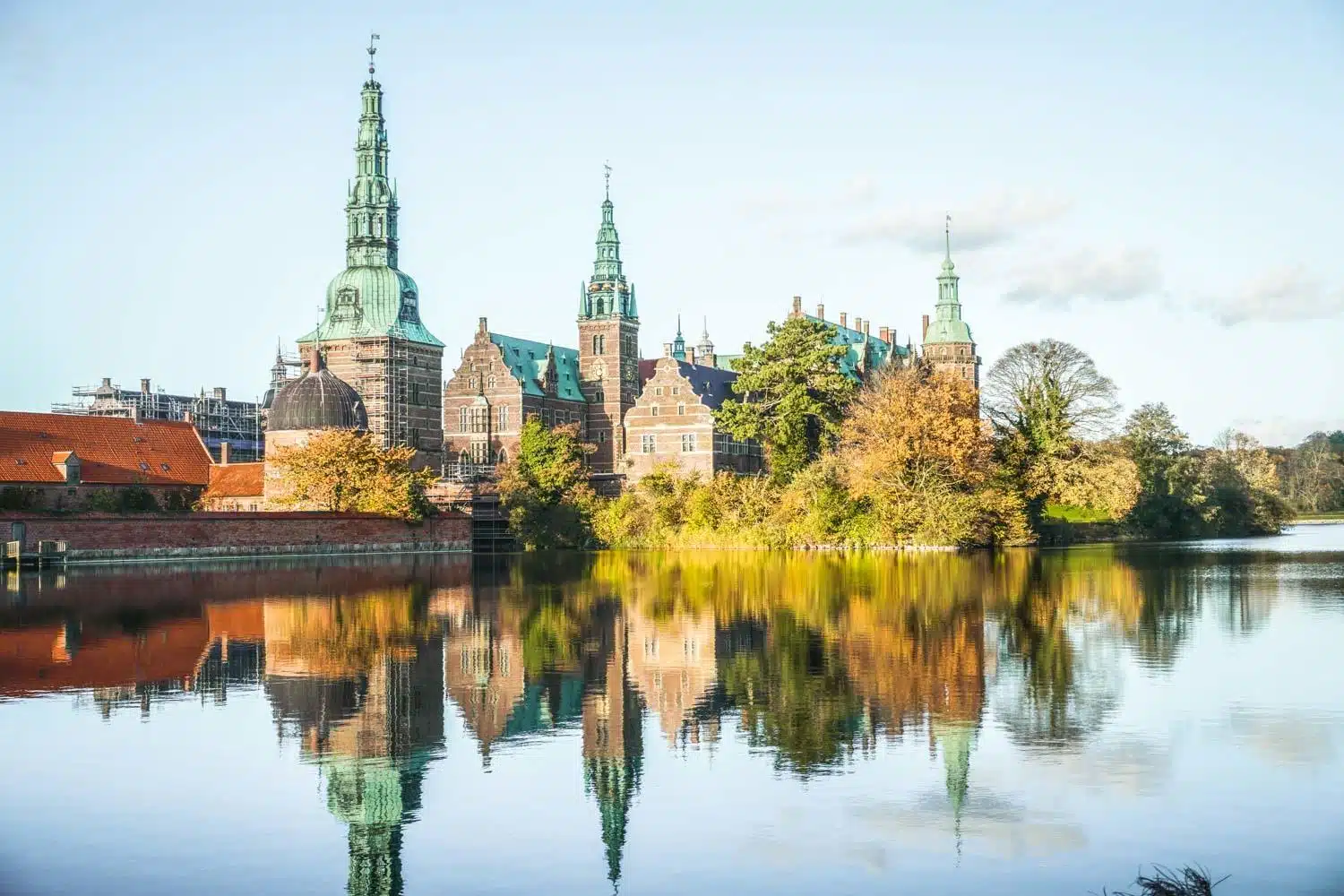 Frederiksborg from across the lake