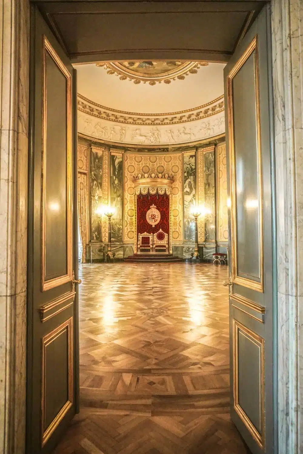 Inside Christiansborg Palace