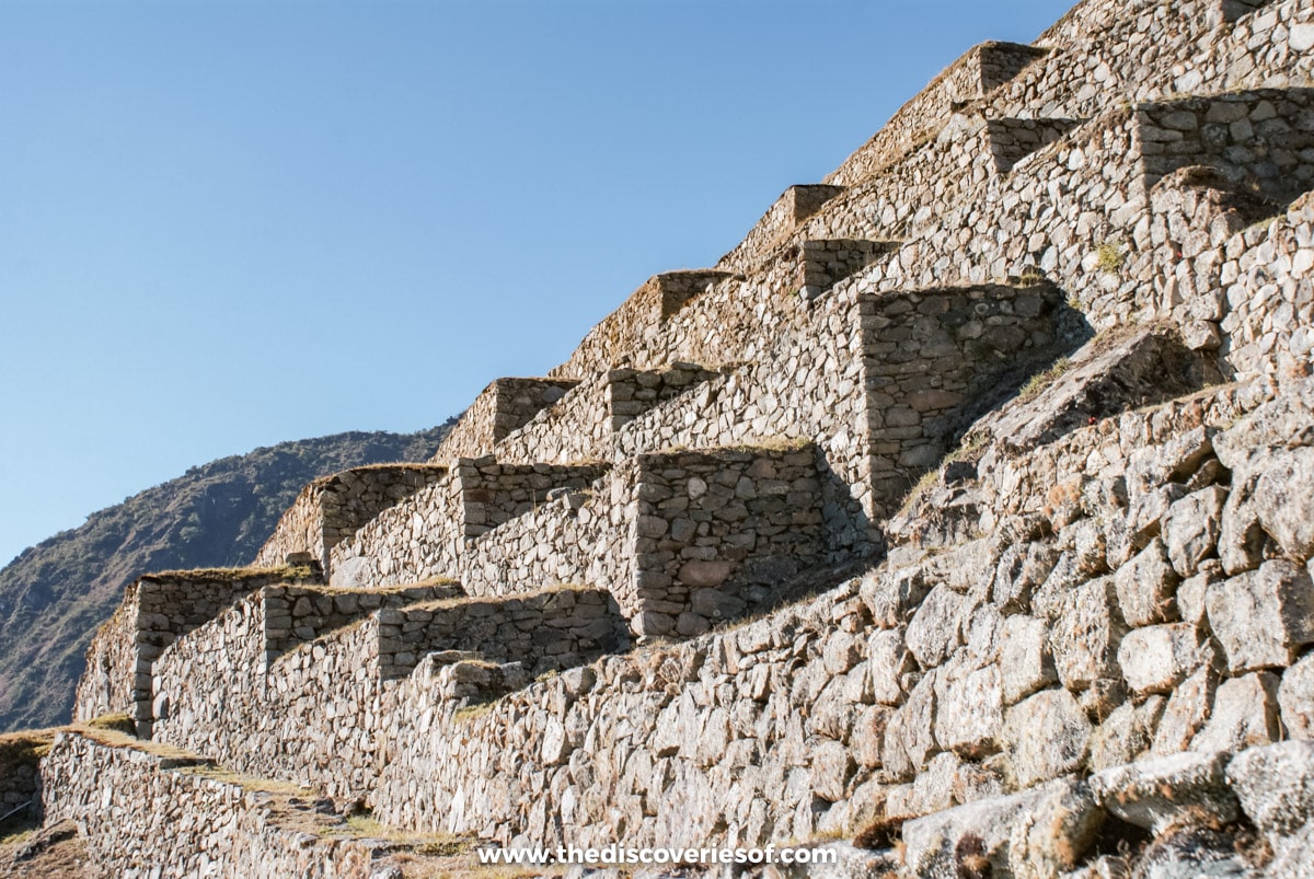 Terraces at the ancient site 