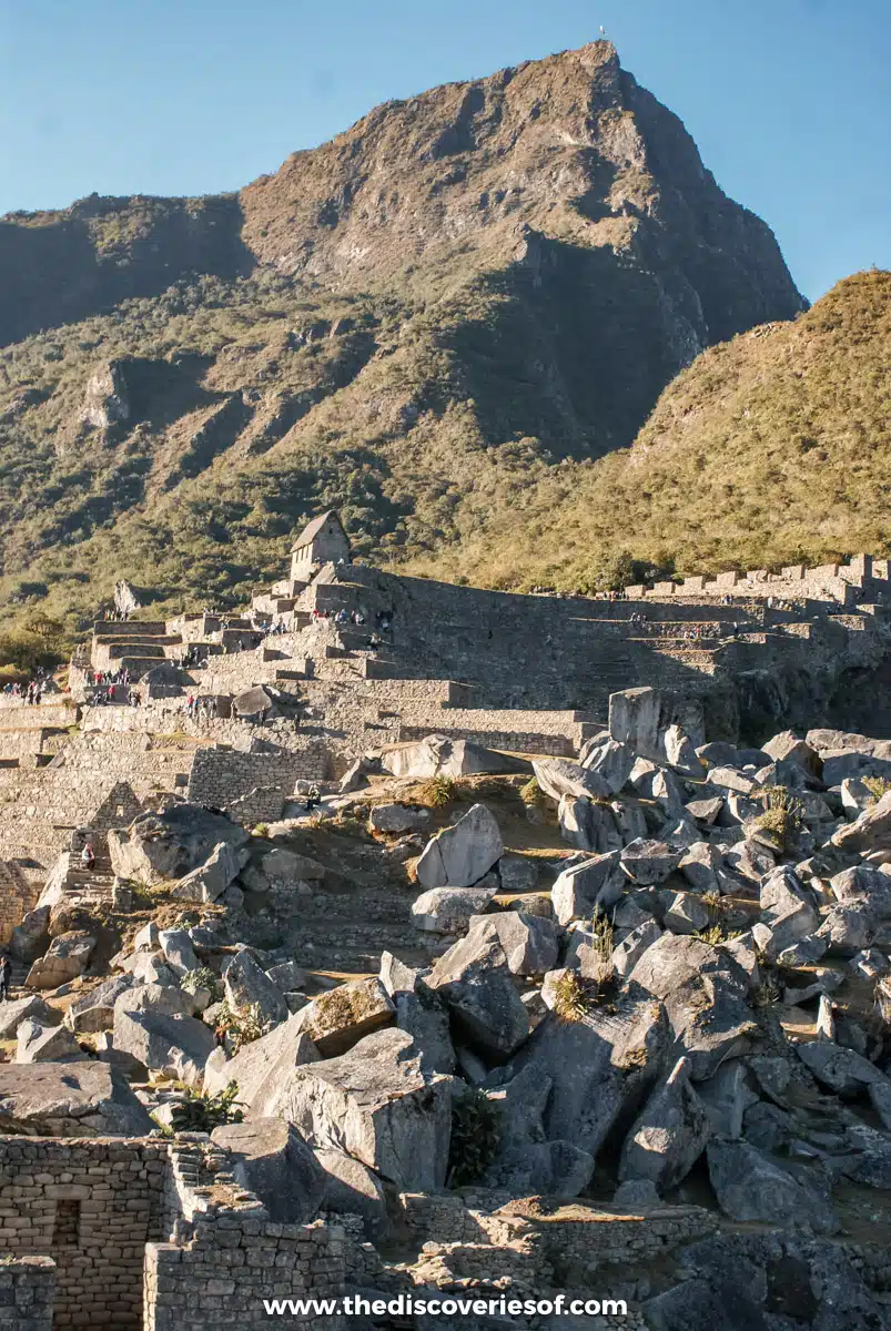 Ancient houses at Machu Picchu 
