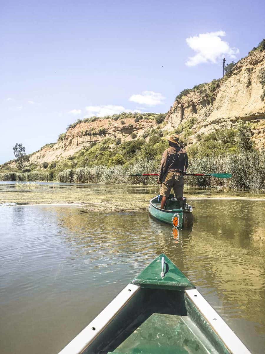 Canoeing on the Sundays River, South Africa
