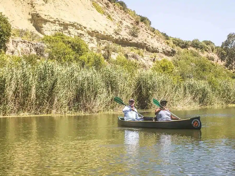 Canoeing on the Sundays River, South Africa