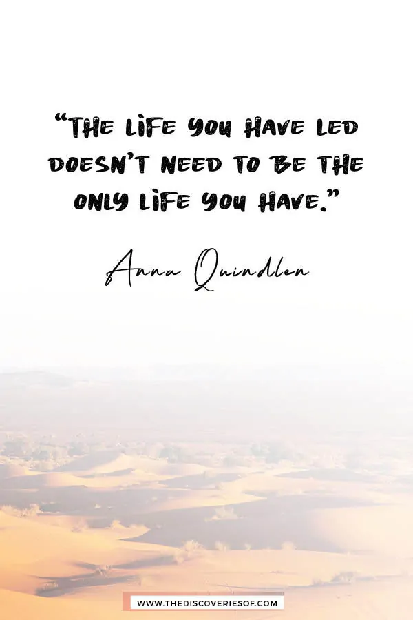 The life you have led - inspirational travel quote