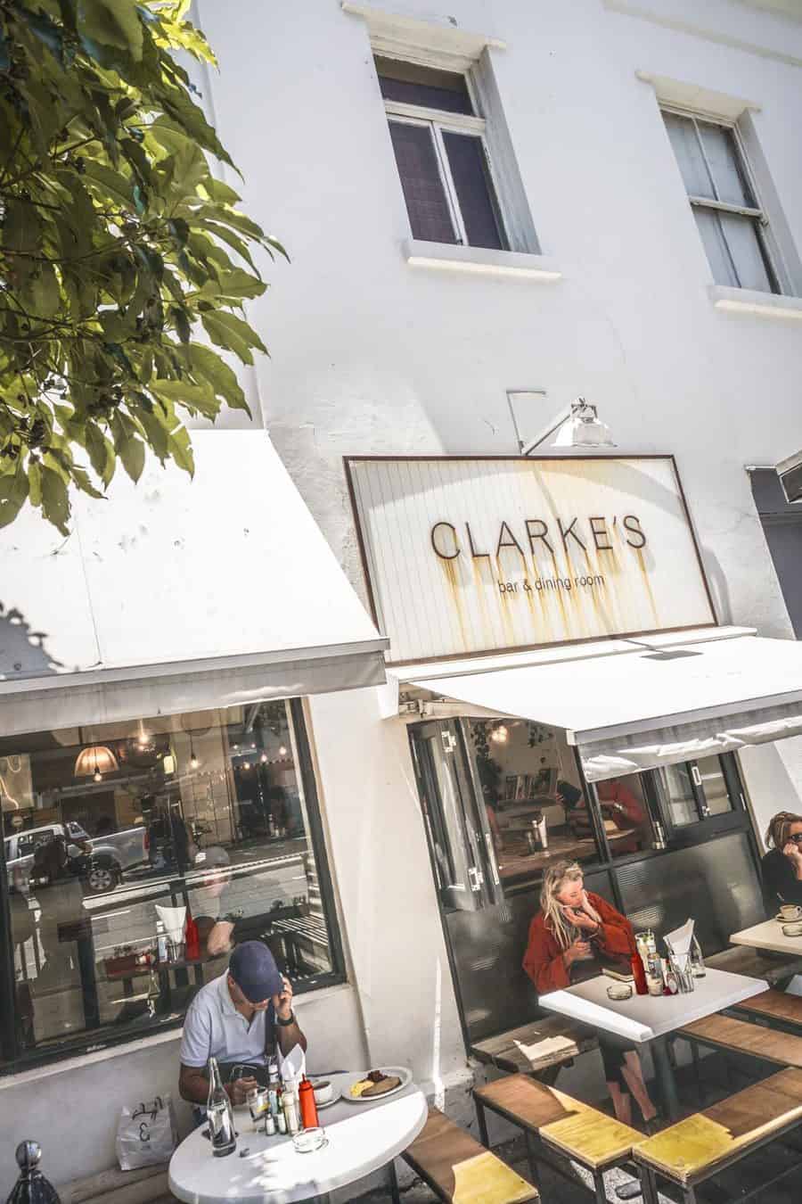 Clarke's Bar and Dining Room on Bree Street