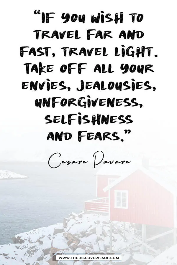 If you wish to travel far and fast